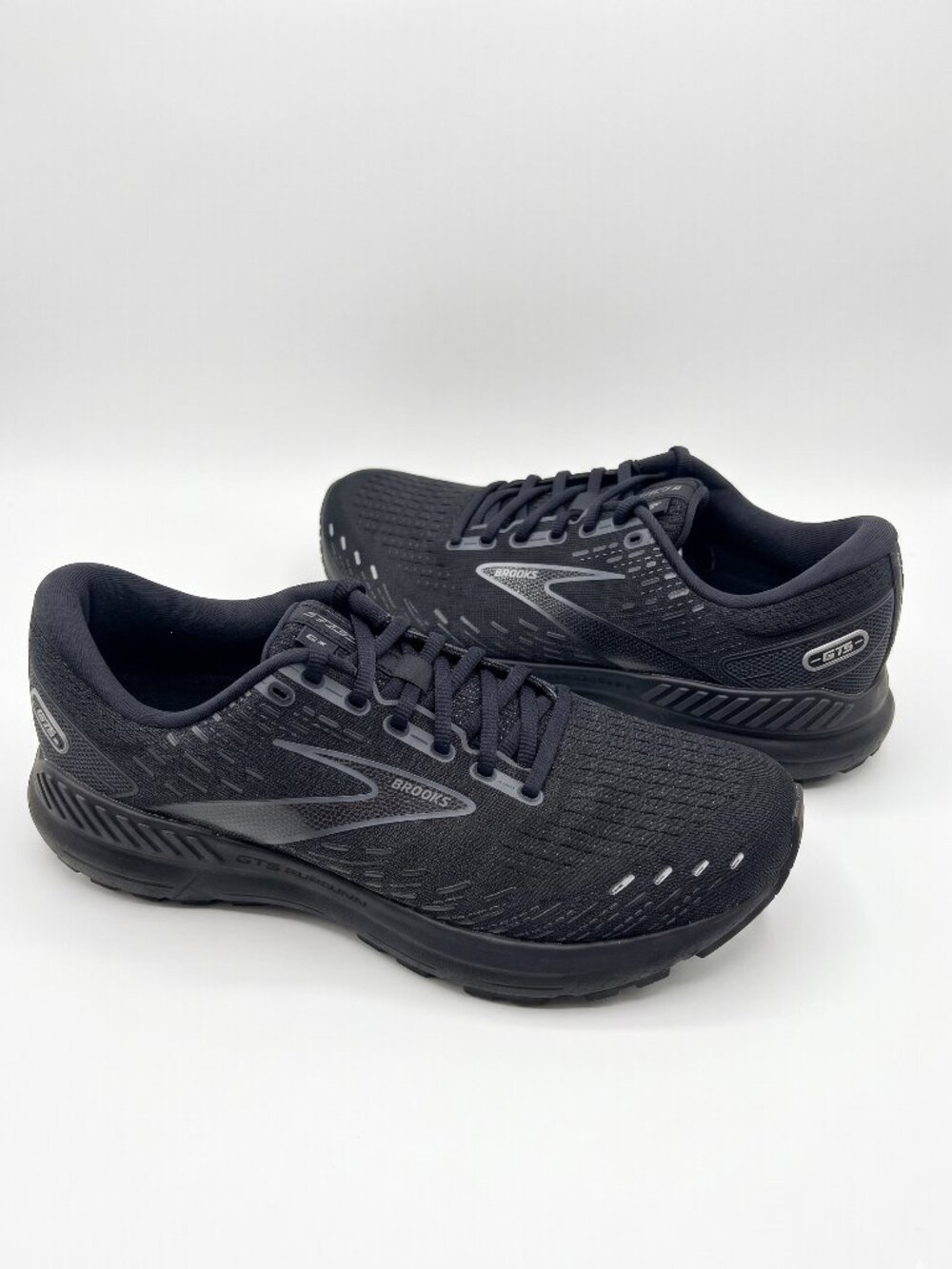 Brooks Adrenaline GTS 22 Black Ebony Men's Running Shoes Sneakers 10.5